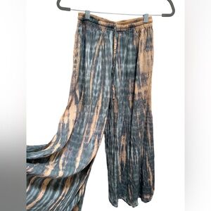 Tie-Dye Wide-Leg Pants